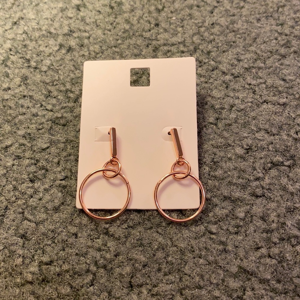 Rose Gold Earrings